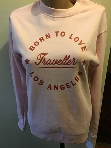 Bershka sweatshirt pink small
