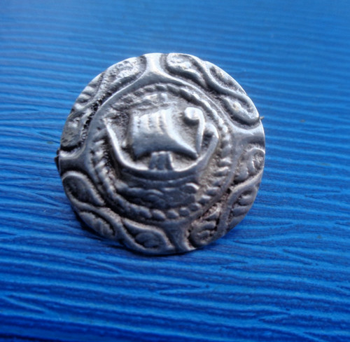 Silver scottish iona brooch - scottish,