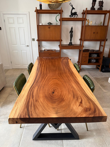 Made from single slab - a, of