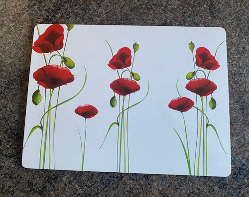 Dunelm poppy design place mat - dunelm,