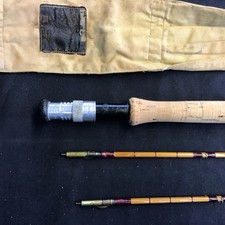 Rare Vintage Hardy Gold Medal 8ft fly fishing rod 1929