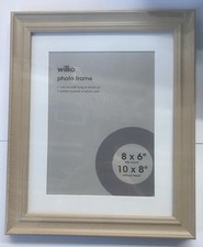 WILKO PHOTO PICTURE FRAME VINTAGE MINK 8x6 with mount, 10x8 without mount
