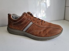 HOTTER APOLLO DESIGNER UK 9 EU 43 MENS BROWN LEATHER CASUAL SHOES