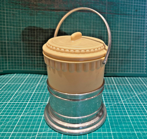 Vintage white bakelite - 50's,