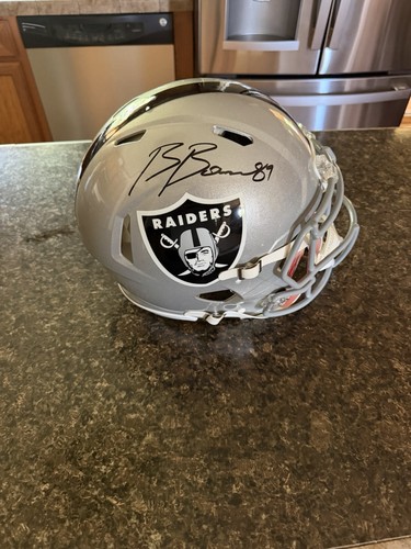 Brock bowers signed - bowers, raiders