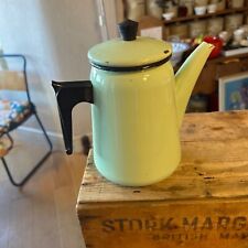 Vintage Pale Green French Enamel Coffee Pot – Kitchenalia – Great! –