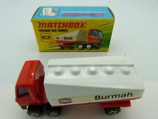 Boxed Matchbox Superfast 63 Freeway Gas Tanker Burmah
