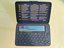 Franklin Euro Interpreter W7 Tre-400, Electronic Translator, New Batts. Good+