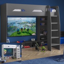 Wood Gaming Bed Galaxy High