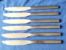 Viners CHELSEA -6 Sheffield Stainless Steel Table Knives 22.3 cm