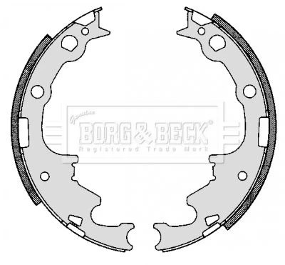 Borg beck bbs6269 rear brake - beck,