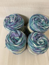 So crafty BLUE Aran mix