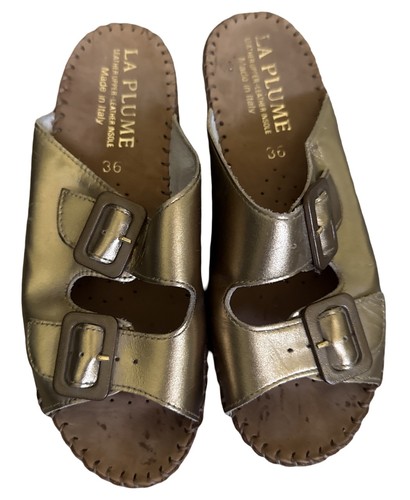 Plume metallic gold leather - plume,