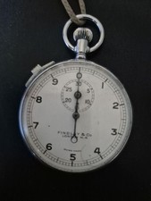 Stunning Working Mens Vintage Military Chronograph/Stopwatch Swiss Made 1970s