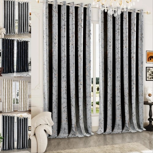 Pair velvet curtains - pair,