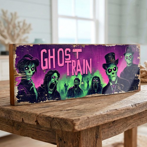 Ghost train horror - ghost, wall