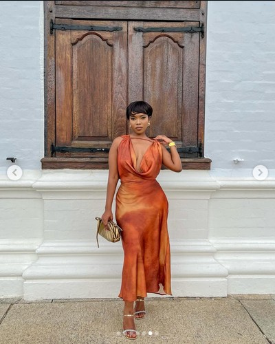 Zara copper satin - zara, dress