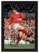 GEORGE BEST SIGNED PHOTO PRINT