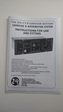 ZIG UNIT CF9 & 9b FITTING & INSTRUCTION MANUAL