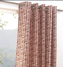 Hamburg Lined Ring Top Curtains  TO CLEAR
