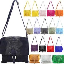 Ladies Women's Real Suede