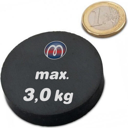 Ferrite disc magnet - 5, x