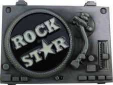 Retro Belt Buckle- Rock Star DJ Set