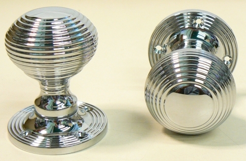 Polished chrome reeded - chrome,