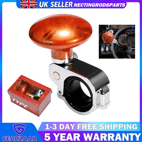 Wood grain steering wheel - wood,