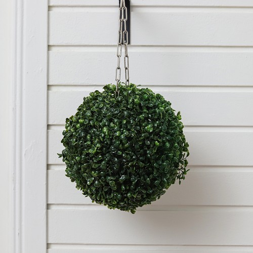 Green boxwood balls 28cm - green,