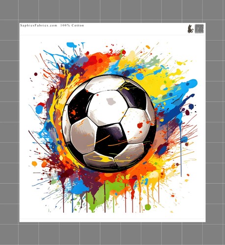 Soccer ball 100 - 100%, cotton