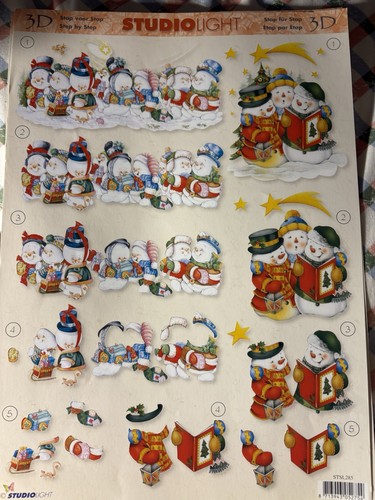 Studio light xmas decoupage - light,