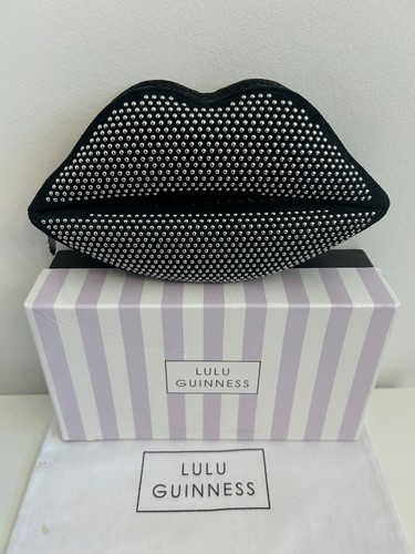 Lulu guinness black snakeskin - lulu,
