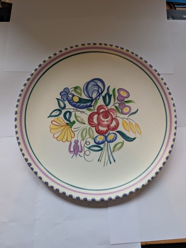 Poole pottery large 10inch - poole,