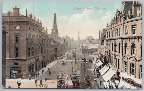 Dundee high street postcard - high,