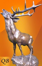 STAGS BRONZE FIGURINE 1920'S
