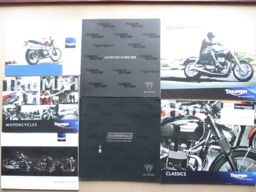 Triumph motorcycle brochures - motorcycle,