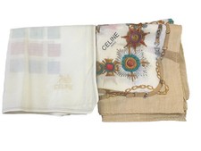 CELINE Scarf Handkerchief set