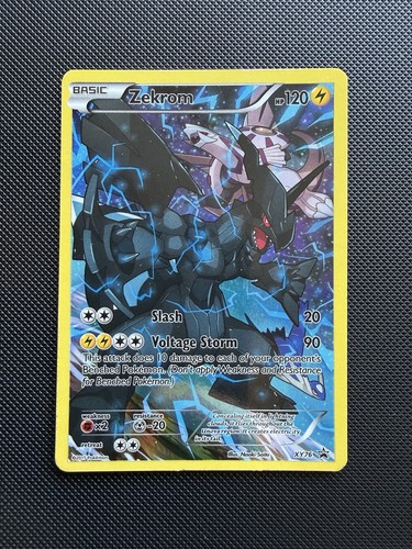 Zekrom xy76 black star promo - zekrom,