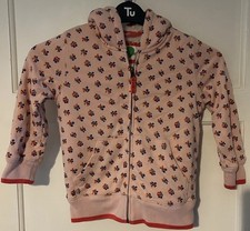 Boden Girls Pink Floral Fleece