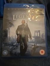 I Am Legend Blu-ray 2008 Will Smith, Lawrence Taylor, DIR Certified 15
