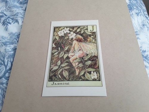 Flower fairy postcard - flower, by