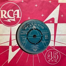 ELVIS PRESLEY - ‘SUCH A NIGHT’ DEMONSTRATION COPY RCA 1411. 1964. TIDY COPY