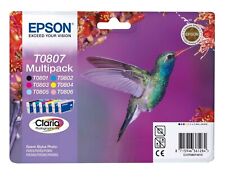 Genuine EPSON T0807 Full Set(T0801 T0802 T0803 T0804 T0805 T0806) Ink Cartridges