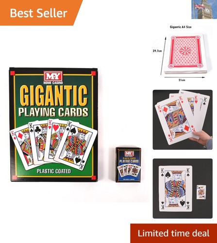 Durable giant playing cards - playing,