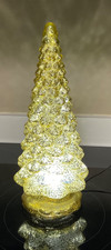 Mercury Glass Kaleidoscope Light Show Tree by Valerie Parr Hill QVC. Gold. 16”