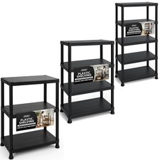 Tier plastic shelving - 3/4/5,