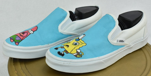Vans men shoes size custom - vans,