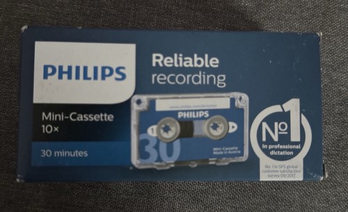 Philips mini kassette - philips, 10x