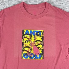 GOLF T-Shirt Mens Large Pink